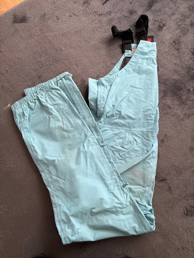 KM4K 水色 フード付き スノーボードウェア XL上下セット