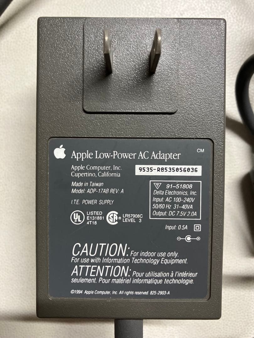 Apple QuickTake 150 純正ACアダプター付き　ジャンク