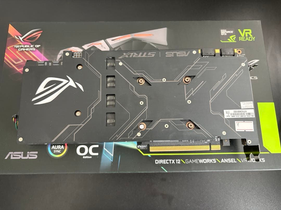 グラフィックボード・グラボ・ビデオカード ROG STRIX GTX1080TI O11G GAMING