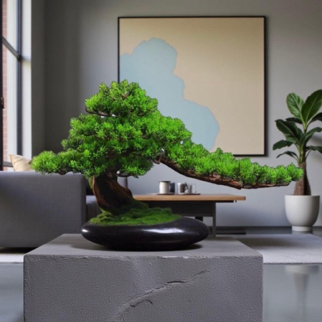 人工盆栽 盆栽 フェイク盆栽 松 大型 フェイクグリーン 造花 高品質 大