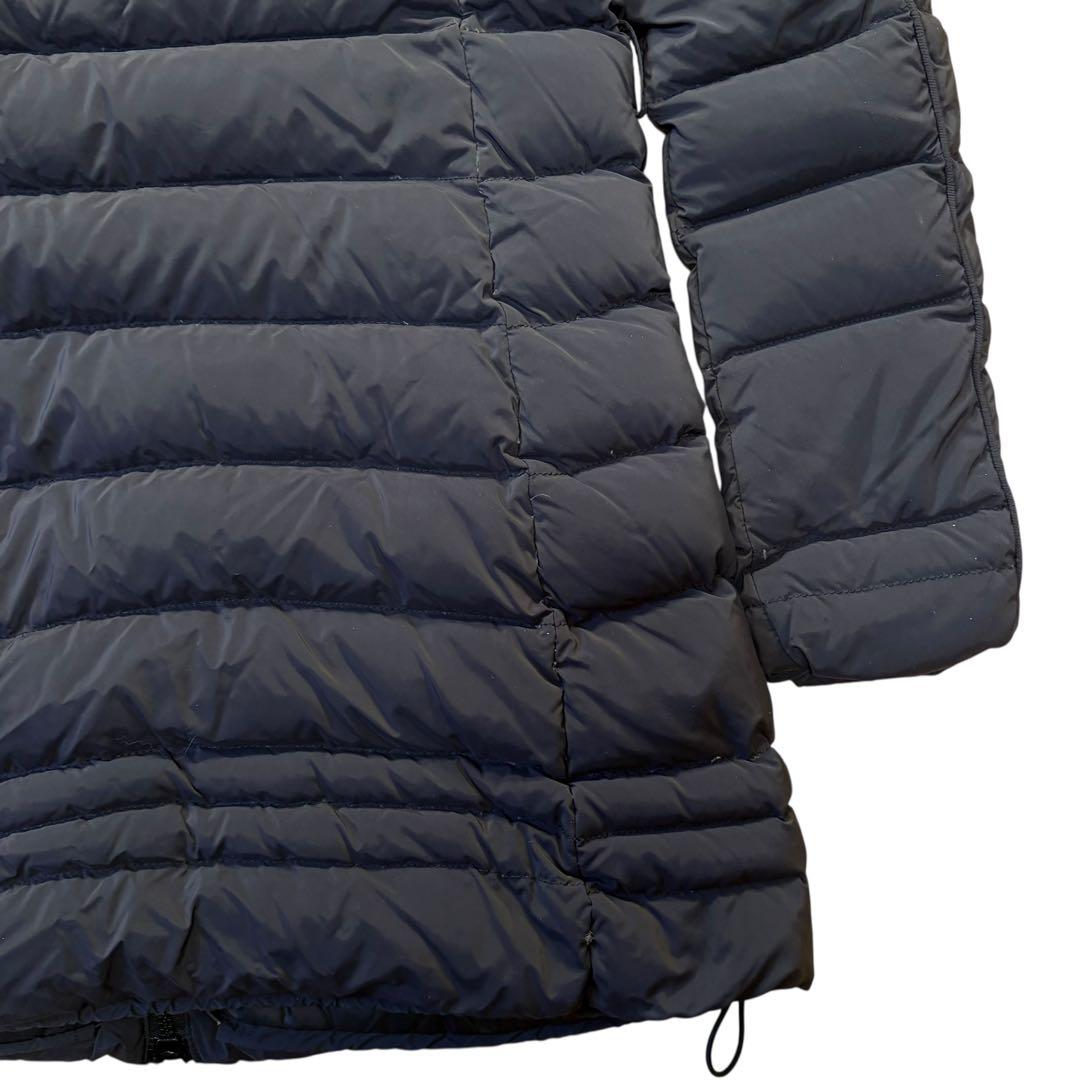 TATRAS タトラス　ノーカラー　ダウンジャケット　ロング　ネイビー　Lサイズ