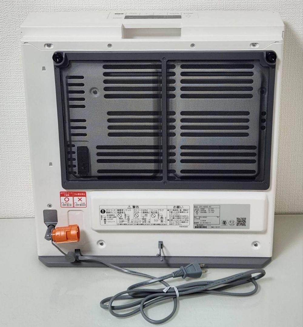 21年製 ノーリツ ガスファンヒーター GFH-4006S-W5 プロパン