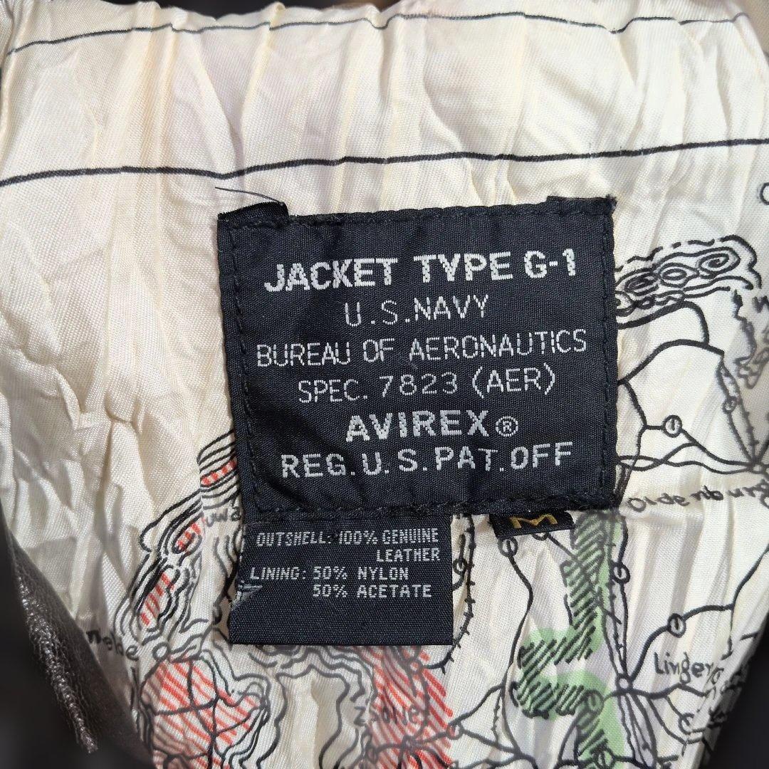 超良品　AVIREX G-1 トップガンモデル M　L-XL相当 フライト