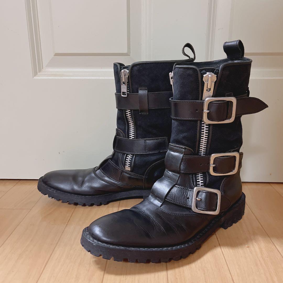 LIMI feu リミフゥ レザーブーツ