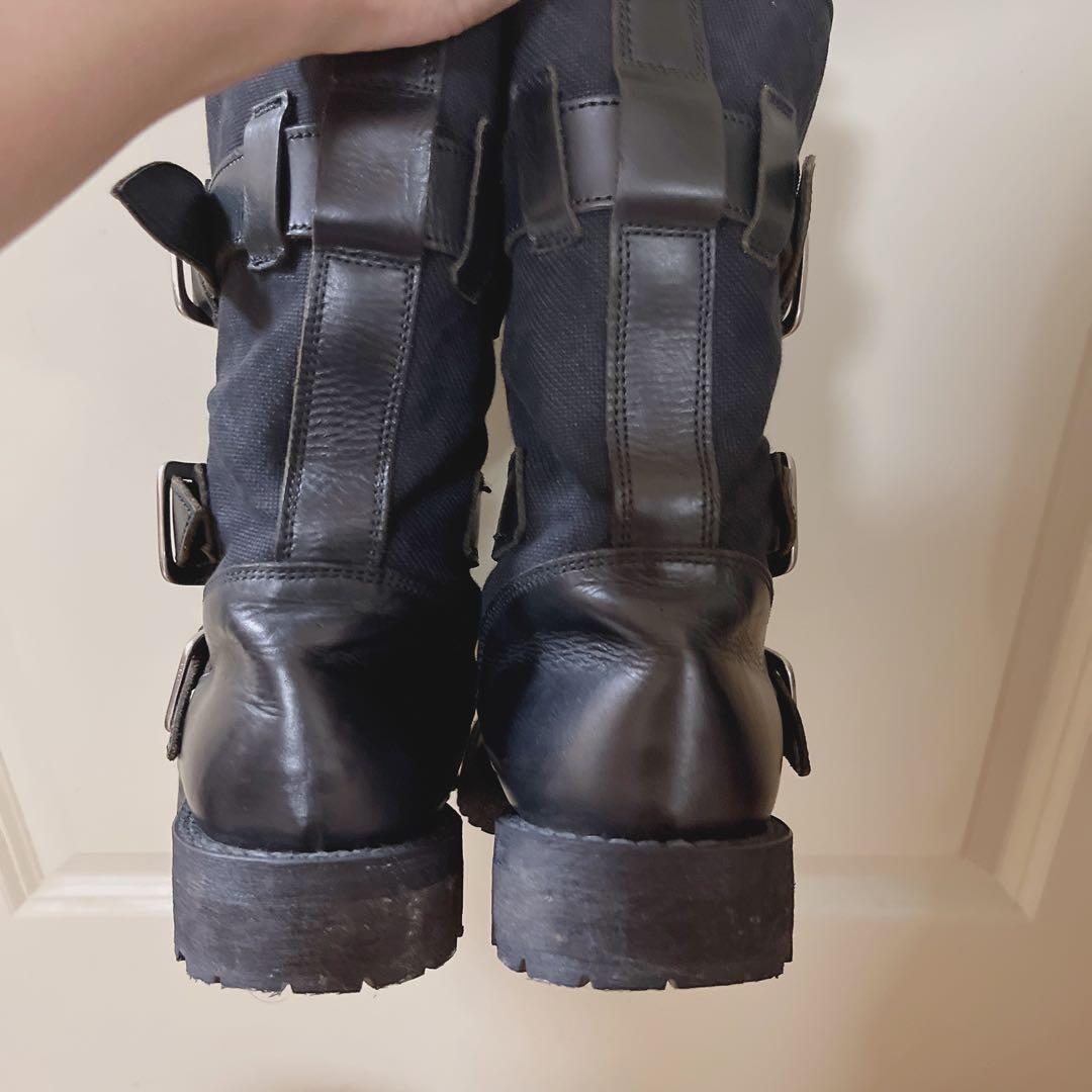 LIMI feu リミフゥ レザーブーツ