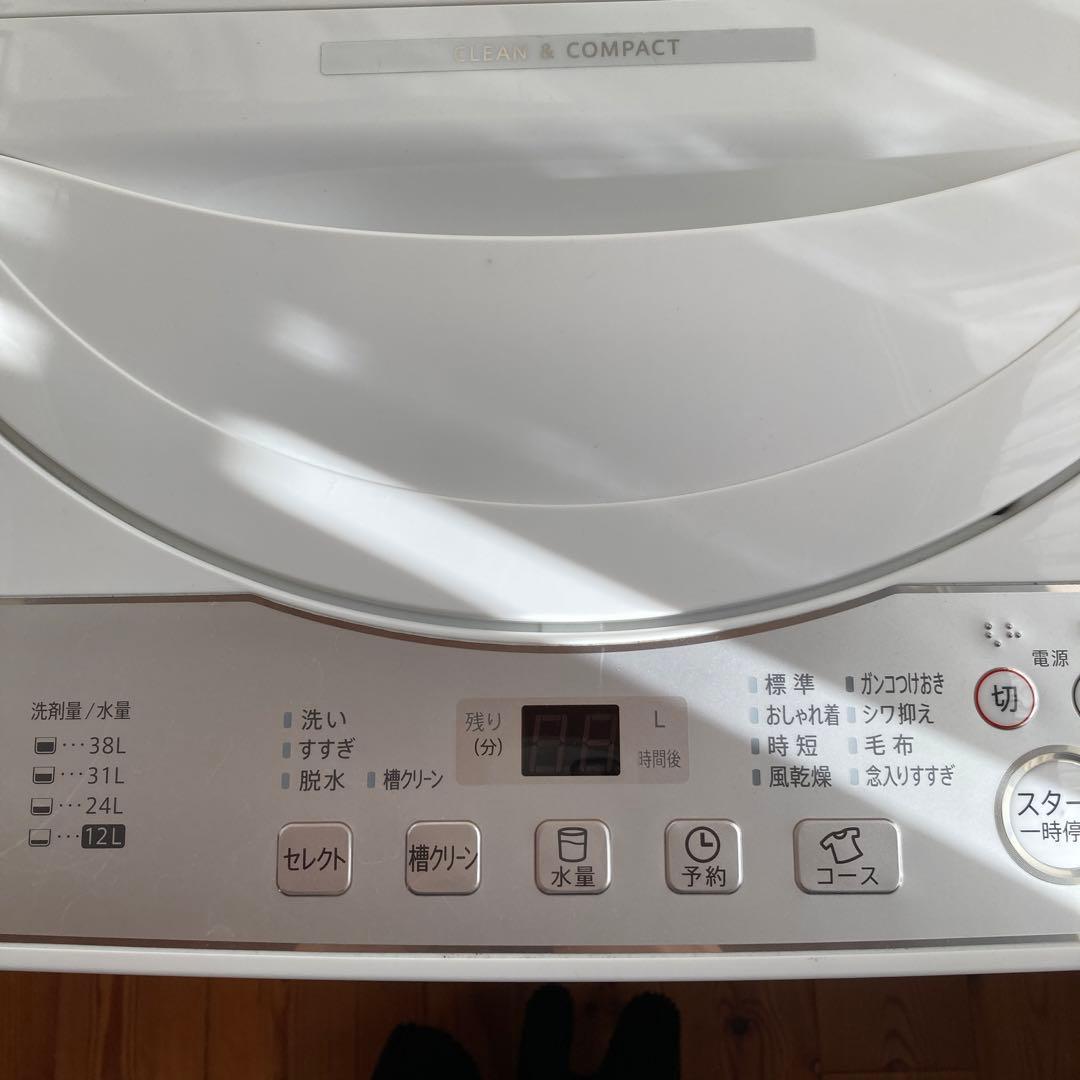 SHARP ES-GE6FJ 縦型洗濯機 本体