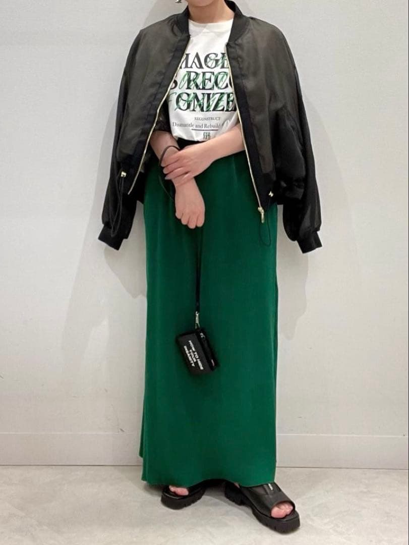 新品✨YAMADAYA RADIATE シフォンミリタリーブルゾン　黒