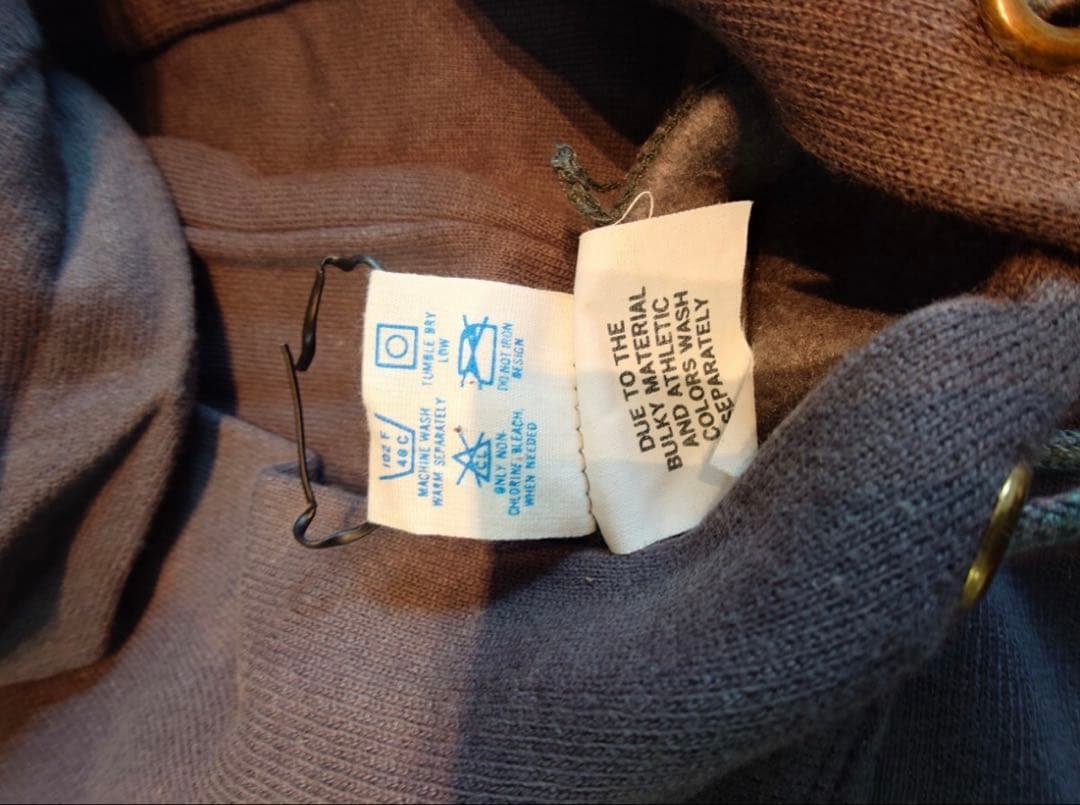 80s Champion Reverse Weave WARMUPパーカー タグ