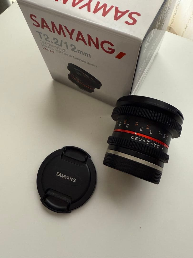 SAMYANG T2.2/12mm 単焦点シネレンズ