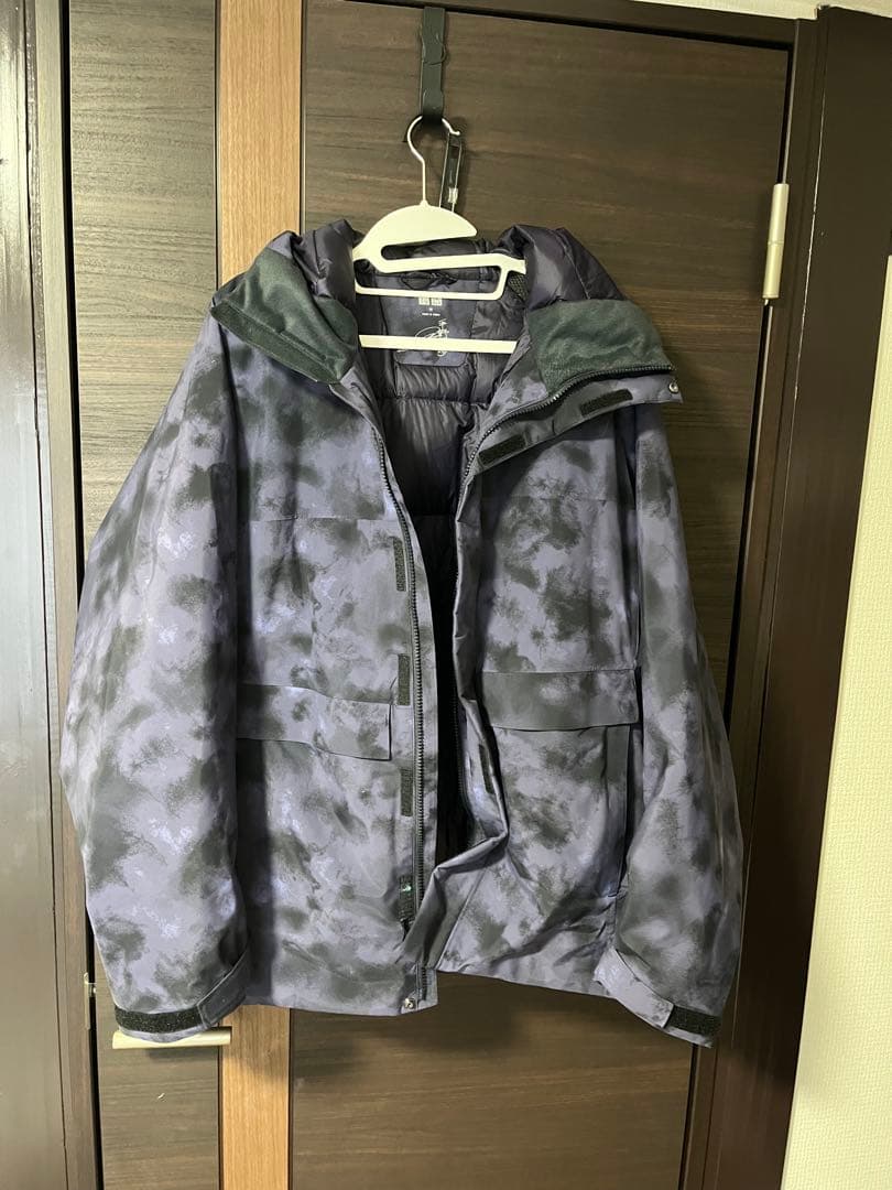 ユニクロ ハイブリッドダウン スノーボードパーカ 平野歩夢モデル パープル