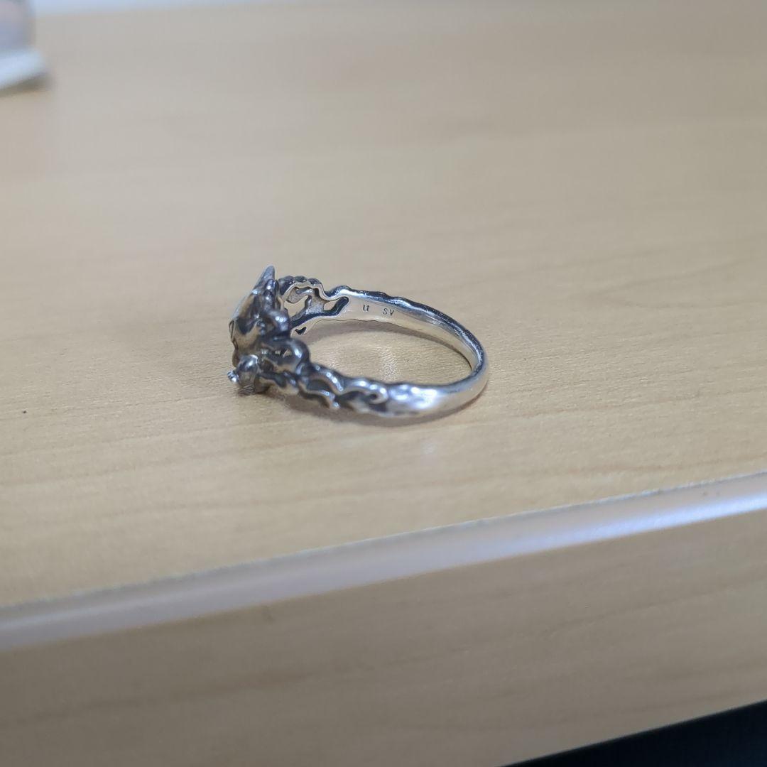 ポケモン　ゲンガー　シルバー925 リング　19号