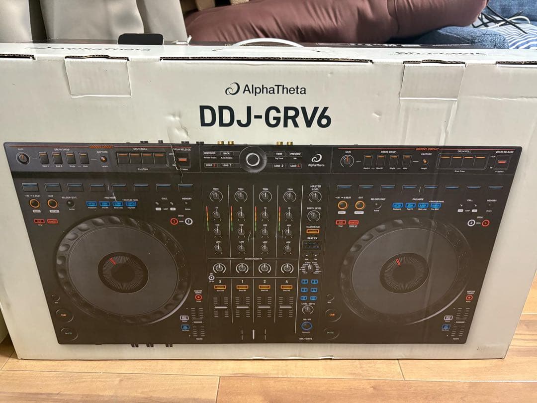 DJコントローラー ブラック 2チャンネAlphaTheta DDJ-GRV6
