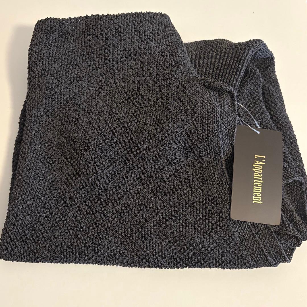 新品タグ付き L'AppartementアパルトモンASYMMETRY KNIT
