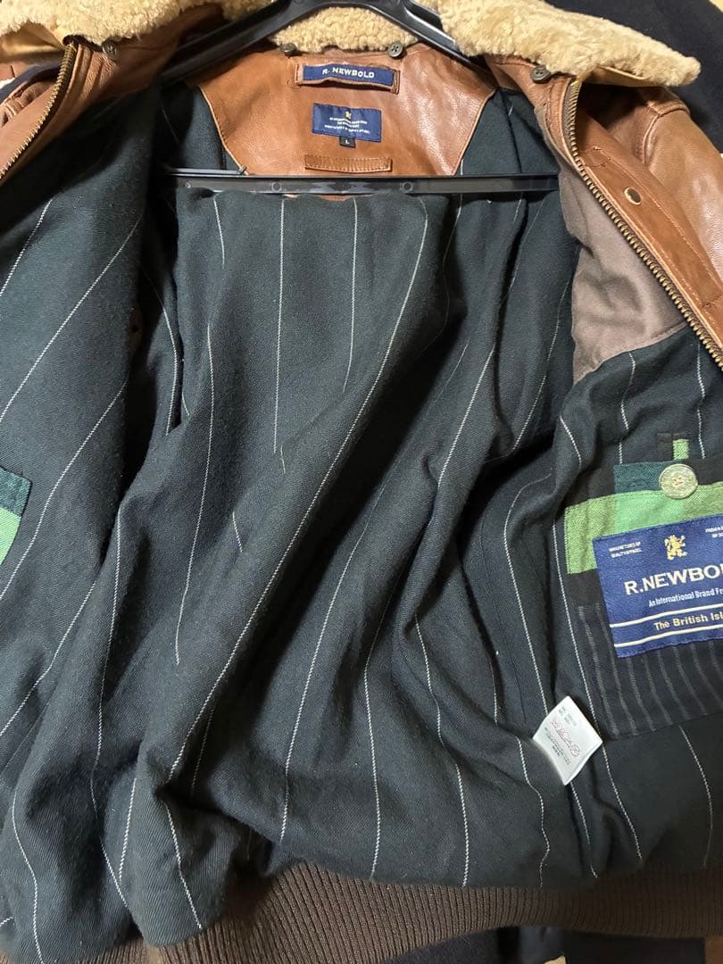 【タカヒロ様】R.NEWBOLD ムートンボア G1 A2 フライトジャケット