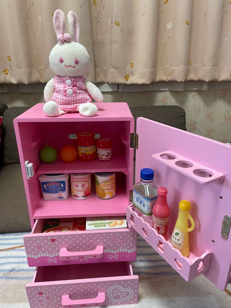 マザーガーデン うさもも チルド冷蔵庫　ぬいぐるみ付き