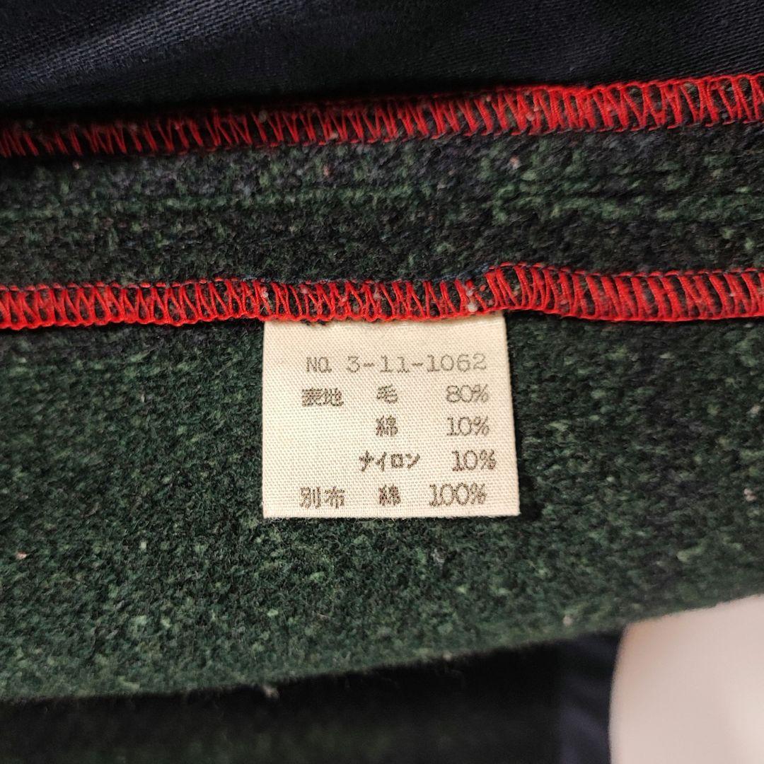 45rpm ダッフルコート チェック柄 ショート丈 サイズ3 Lサイズ