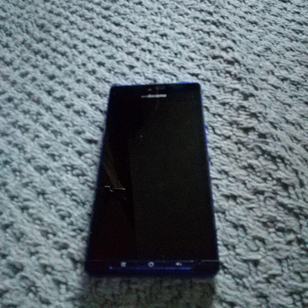 AQUOS PHONE si SH-01E ブルー 16GB