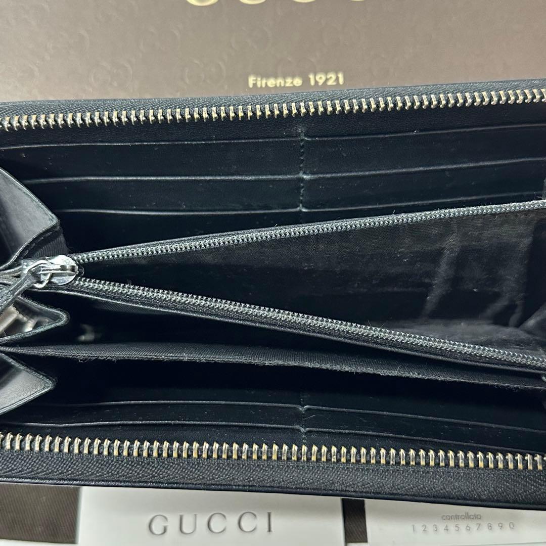 超良品‼️ グッチ　GUCCI 長財布　インターロッキングGG ラウンドファスナー