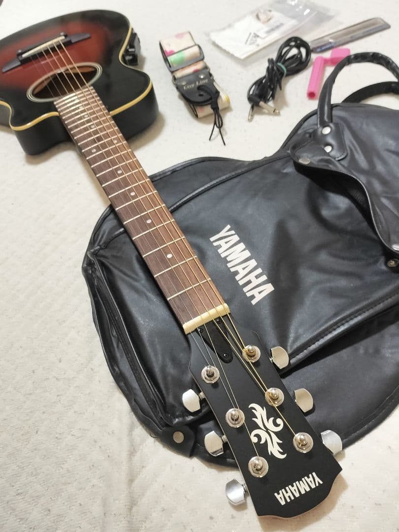 YAMAHA ヤマハ ミニ エレアコ APXT-1A ミニギター オマケ多数