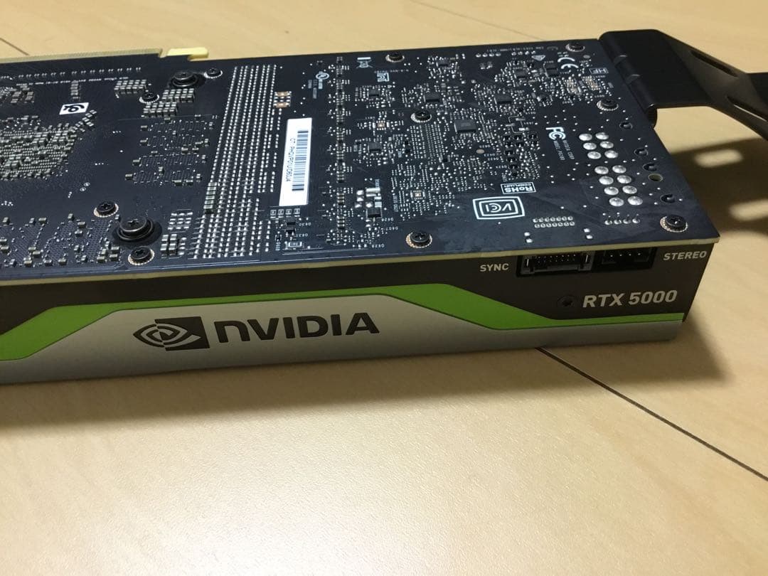 NVIDIA QUADRO RTX5000 グラフィックボード 16GB 中古品