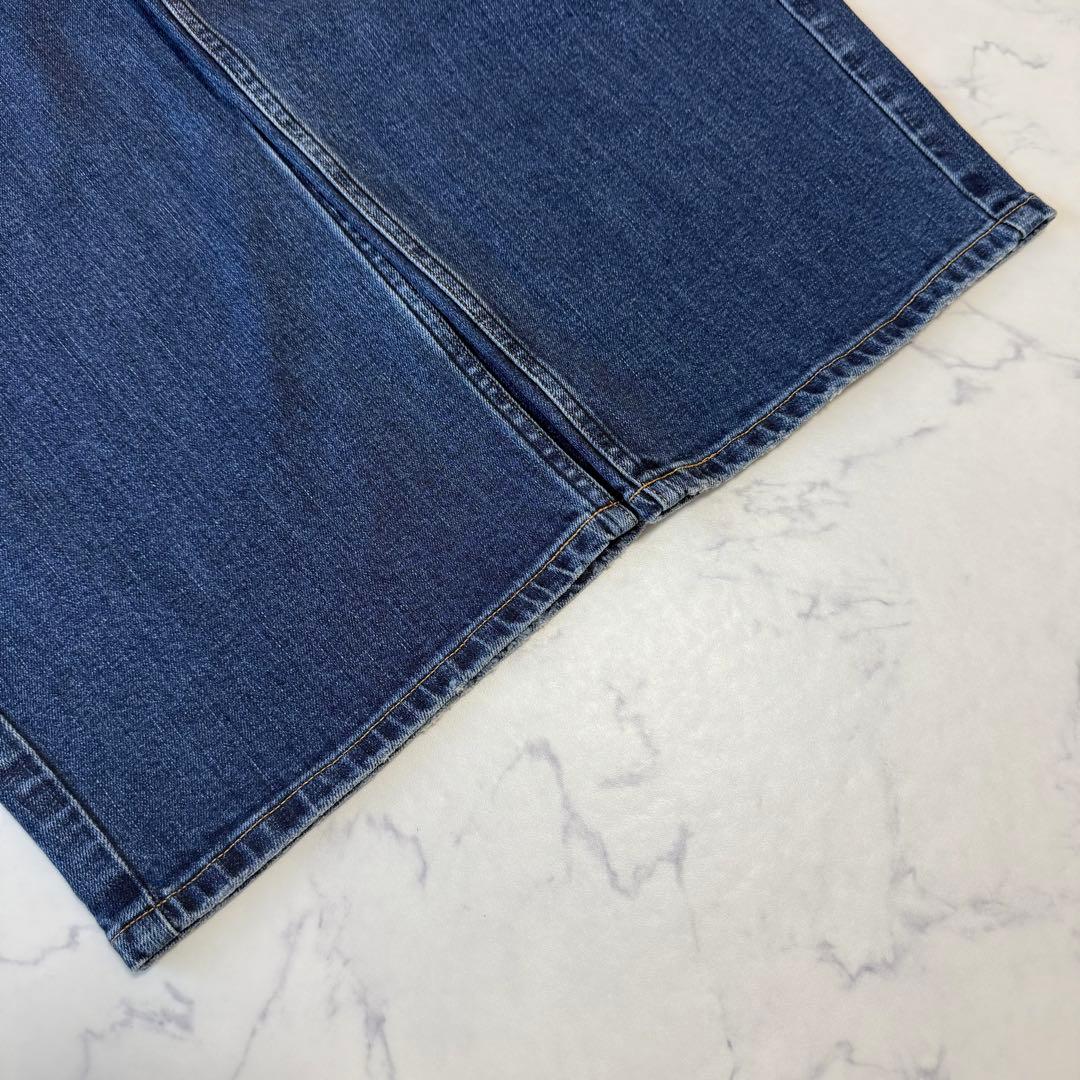 美品 RED CARD TOKYO カーブバギーデニム 23 ネイビー