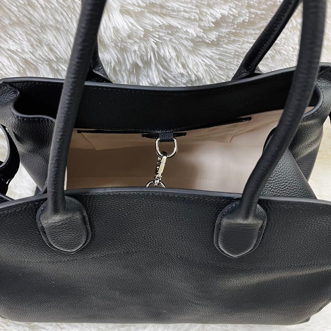 美品 ジストリー SIDE BELT BOSTON BAG ボストンバッグ 黒