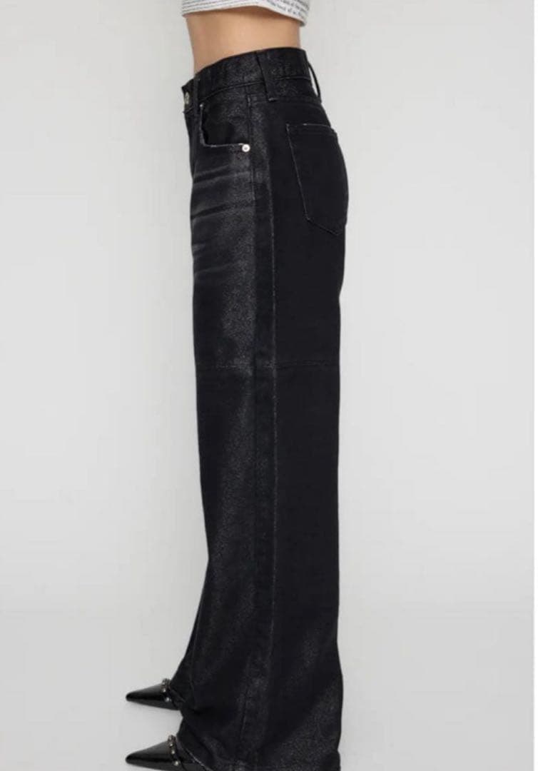 lagua gem GLOW FACE ストレートデニム