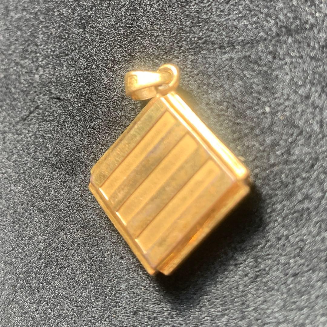 K18製コンパストップ、ラスト出品