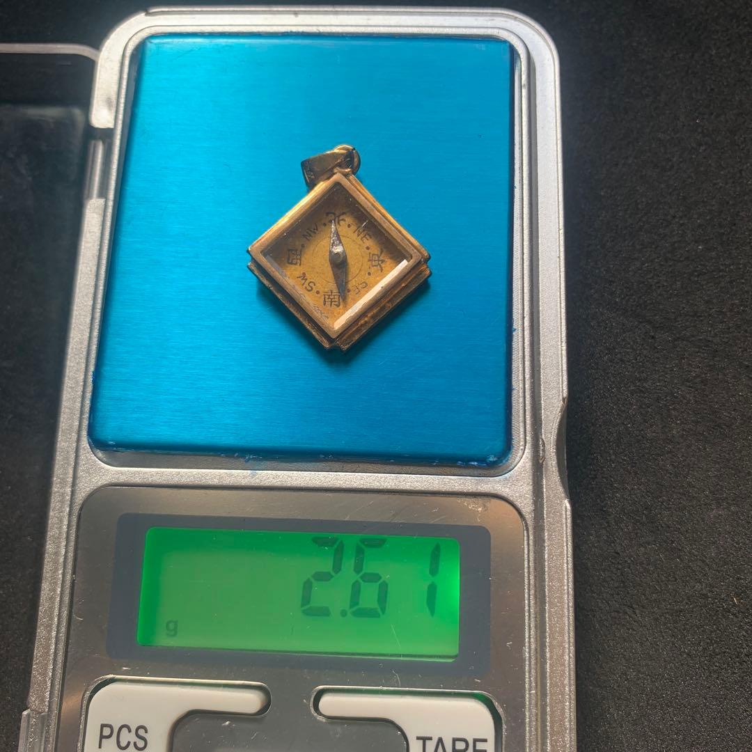 K18製コンパストップ、ラスト出品