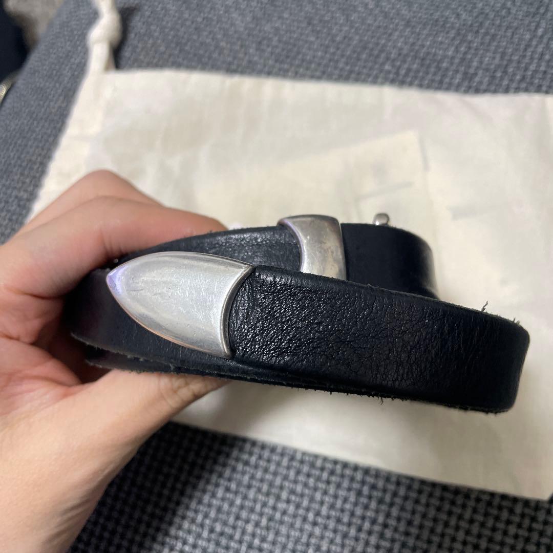 【定価3.9万】OURLEGACY 2CM BELT ブラック100cm