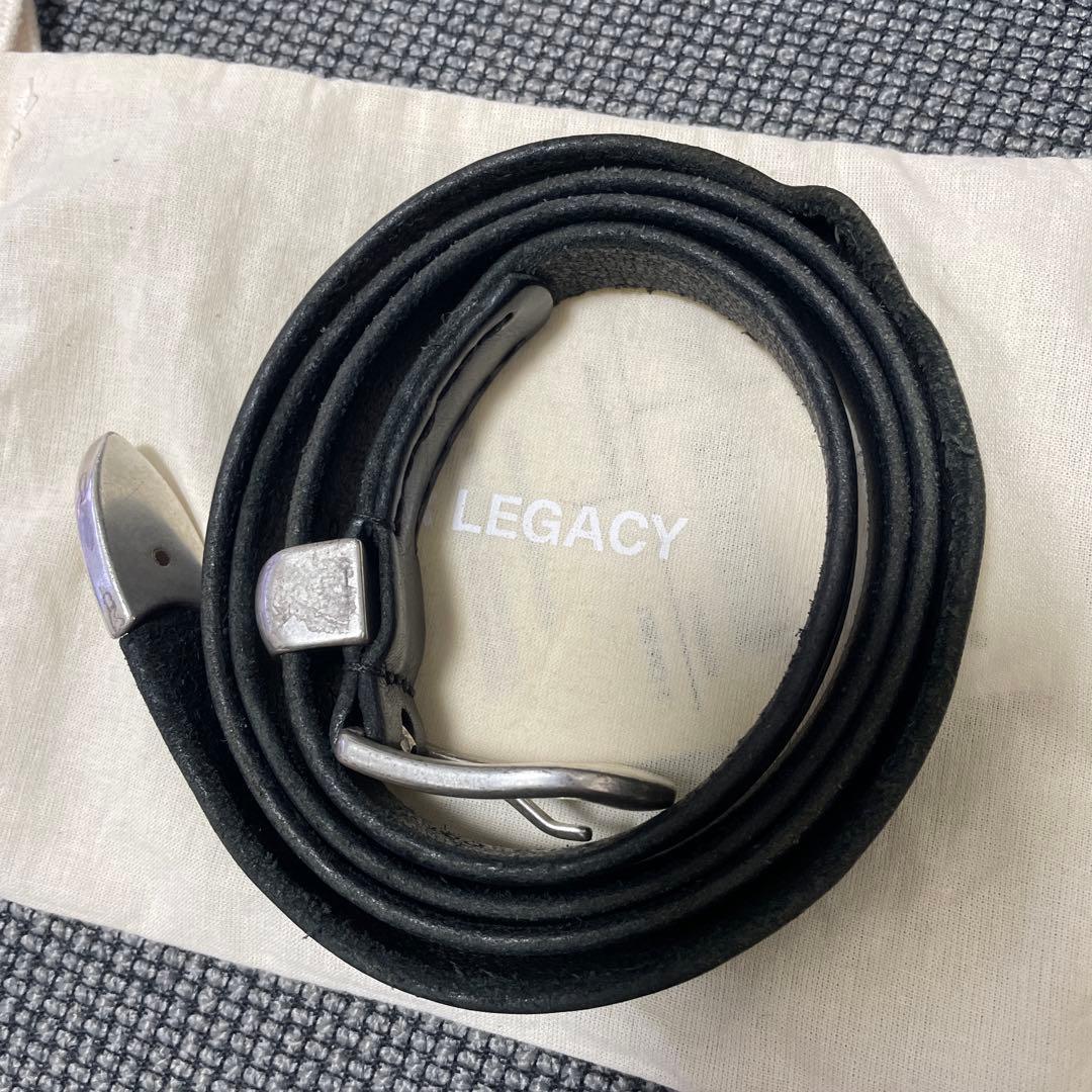 【定価3.9万】OURLEGACY 2CM BELT ブラック100cm