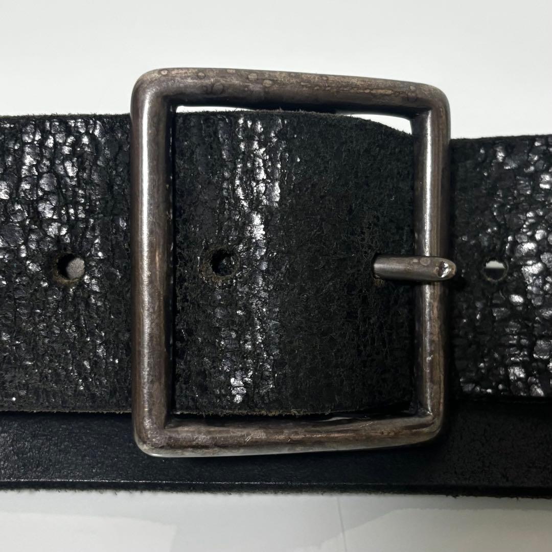 RRL ダブルアールエル エイジング加工 バックル レザーベルト 32