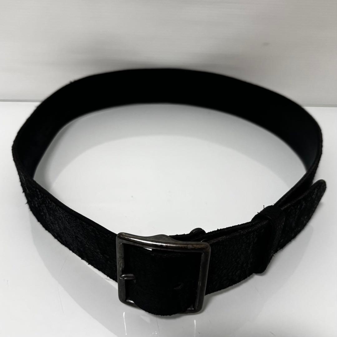 RRL ダブルアールエル エイジング加工 バックル レザーベルト 32