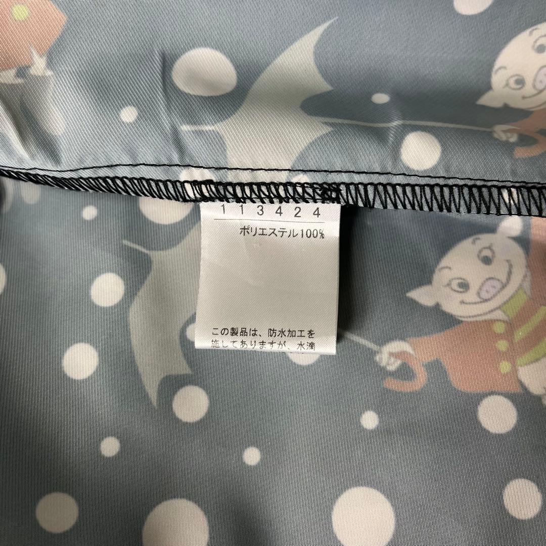 美品✨アルベロベロ　レインコート　ブラック　ぶたさん　総柄　刺繍