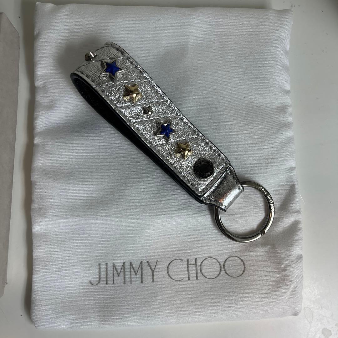 JIMMY CHOO キーリング シルバー