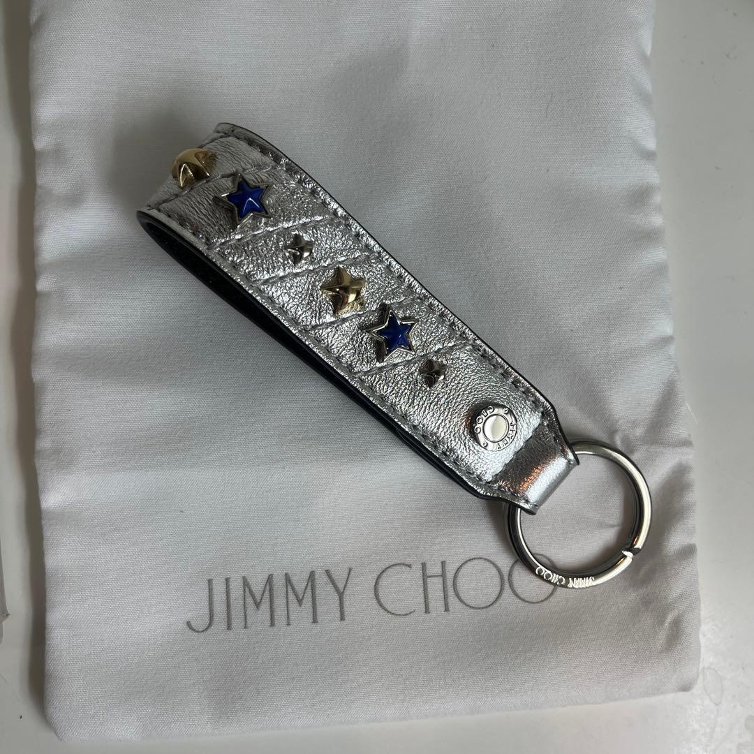 JIMMY CHOO キーリング シルバー