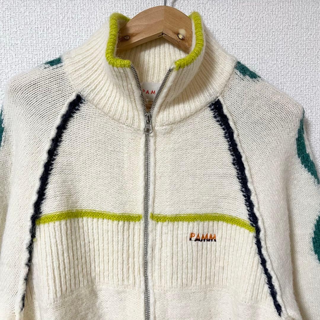 PAMМ　ホームウェアのニットトラックジャケット ホワイト　size2