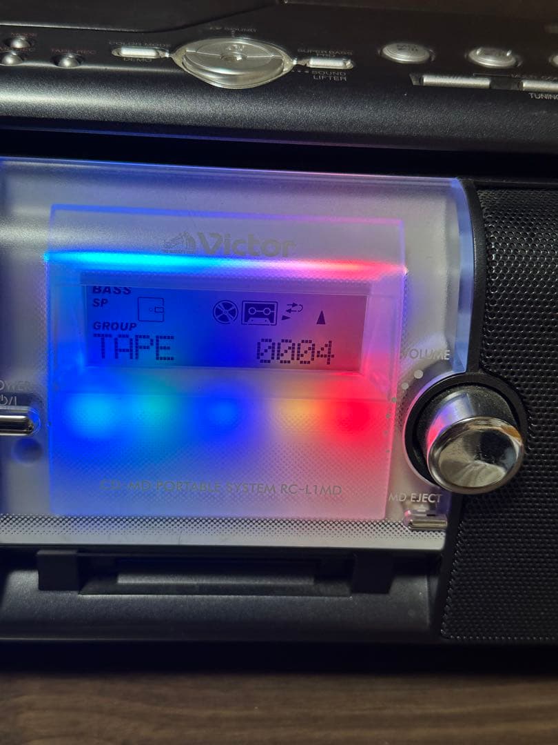 Victor CD・MDポータブルシステム RC-L1MD