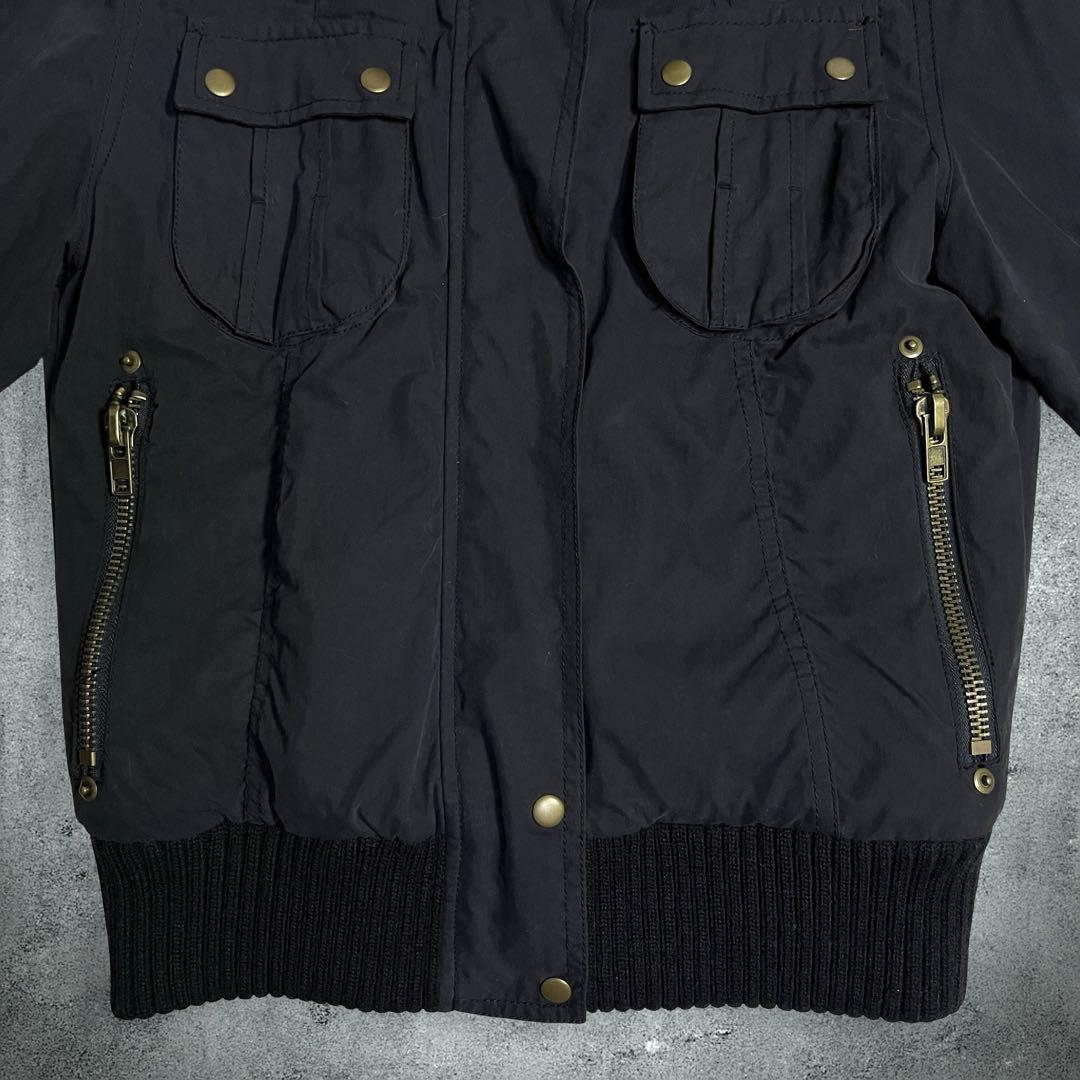 y2k 00s N2B ミリタリージャケット 平成ギャル 短丈 ファー