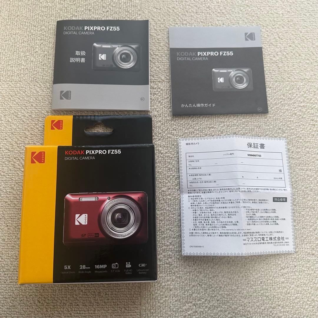 kana　コダック デジタルカメラ PIXPRO FZ55 FZ55RD