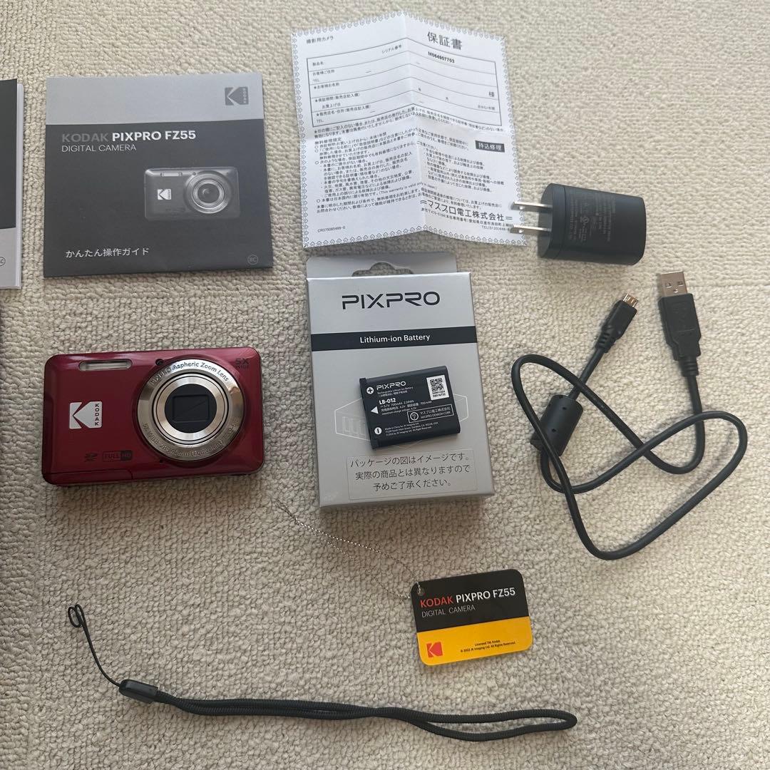 kana　コダック デジタルカメラ PIXPRO FZ55 FZ55RD