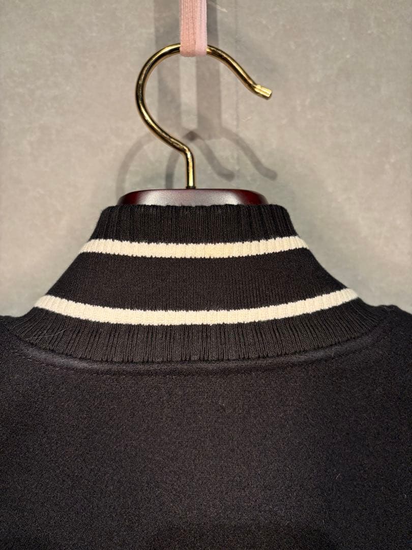 【美品】Givenchy ウール×レザー ボンバージャケット 46 国内正規品