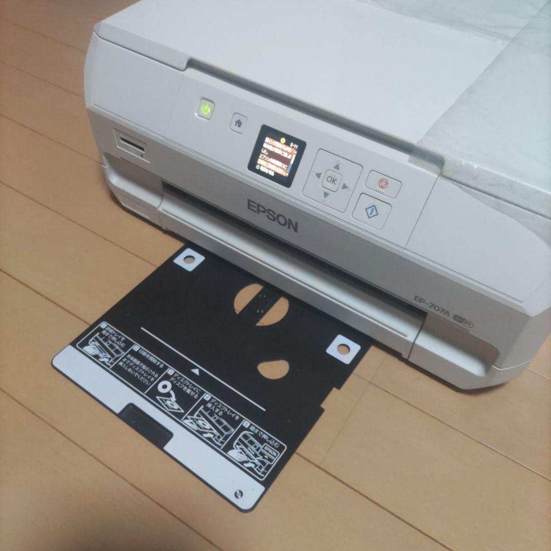 【ジャンク品】EPSON EP-707A プリンター 本体【説明書・箱付】