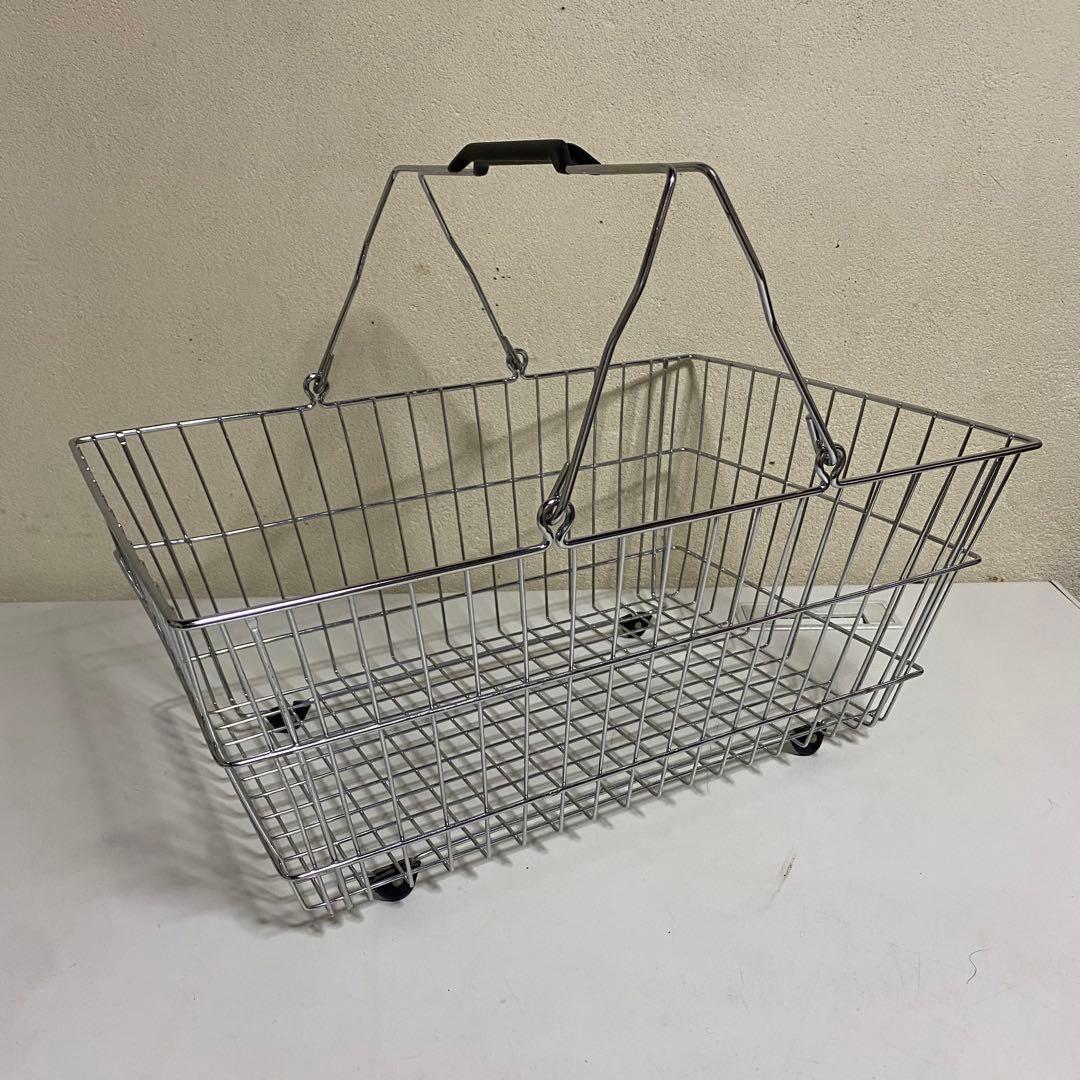 10セット メッシュバスケット カゴ 縦×横32×45cm 深さ18cm 店舗品