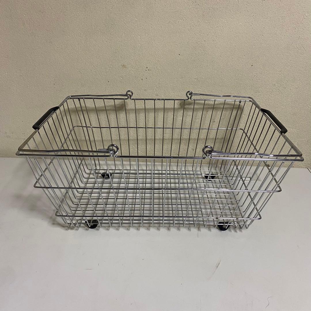 10セット メッシュバスケット カゴ 縦×横32×45cm 深さ18cm 店舗品