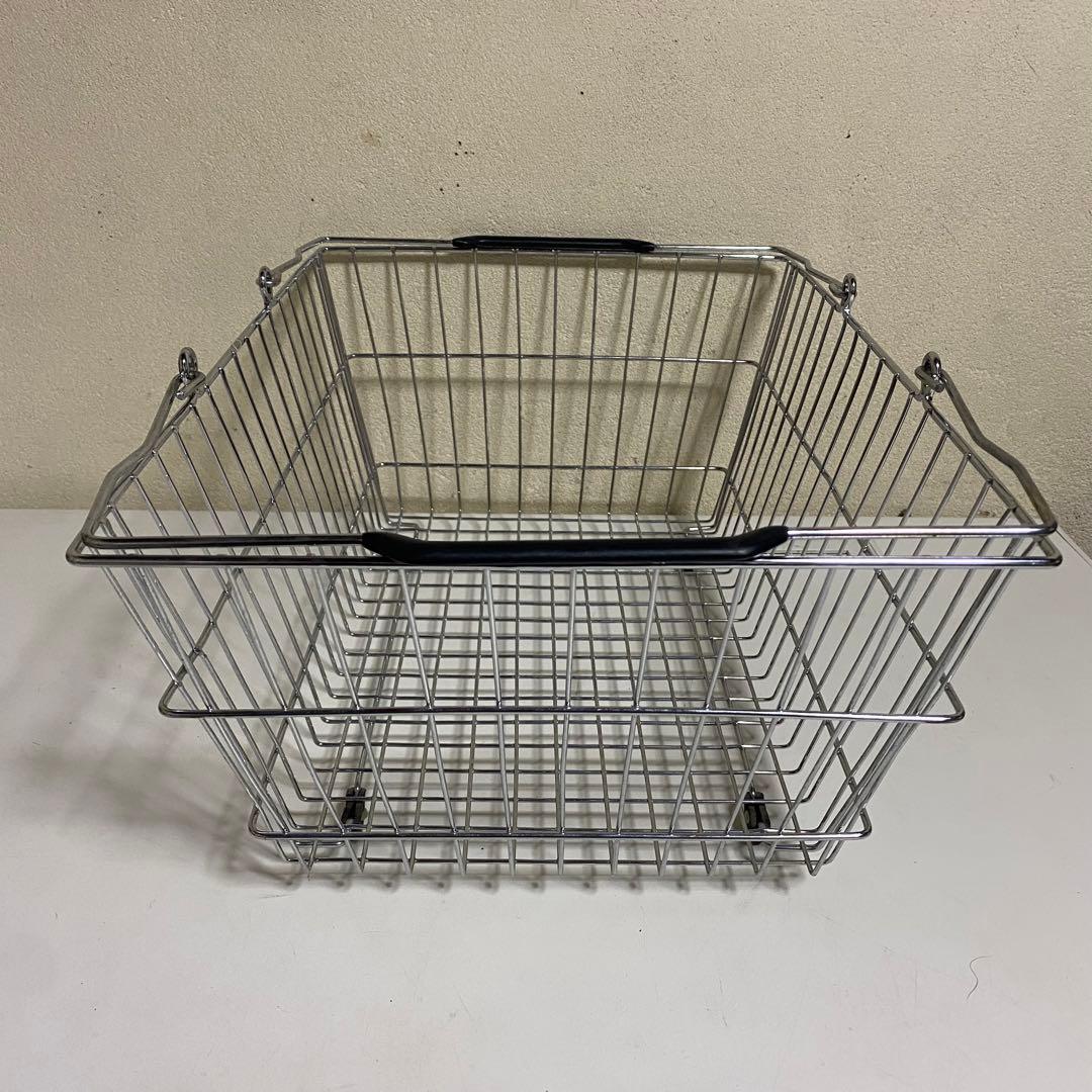 10セット メッシュバスケット カゴ 縦×横32×45cm 深さ18cm 店舗品