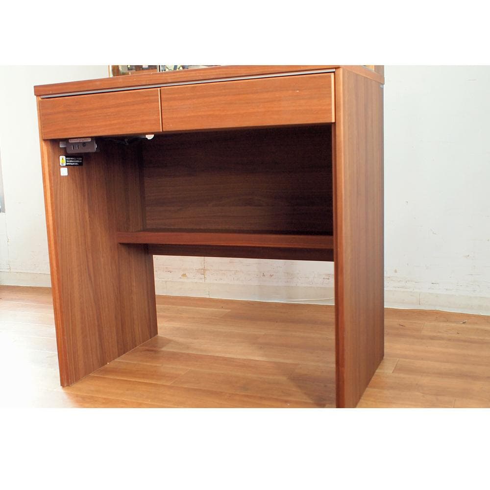 美品 カリモク ドレッサー ウォールナット材 モダン シンプル karimoku