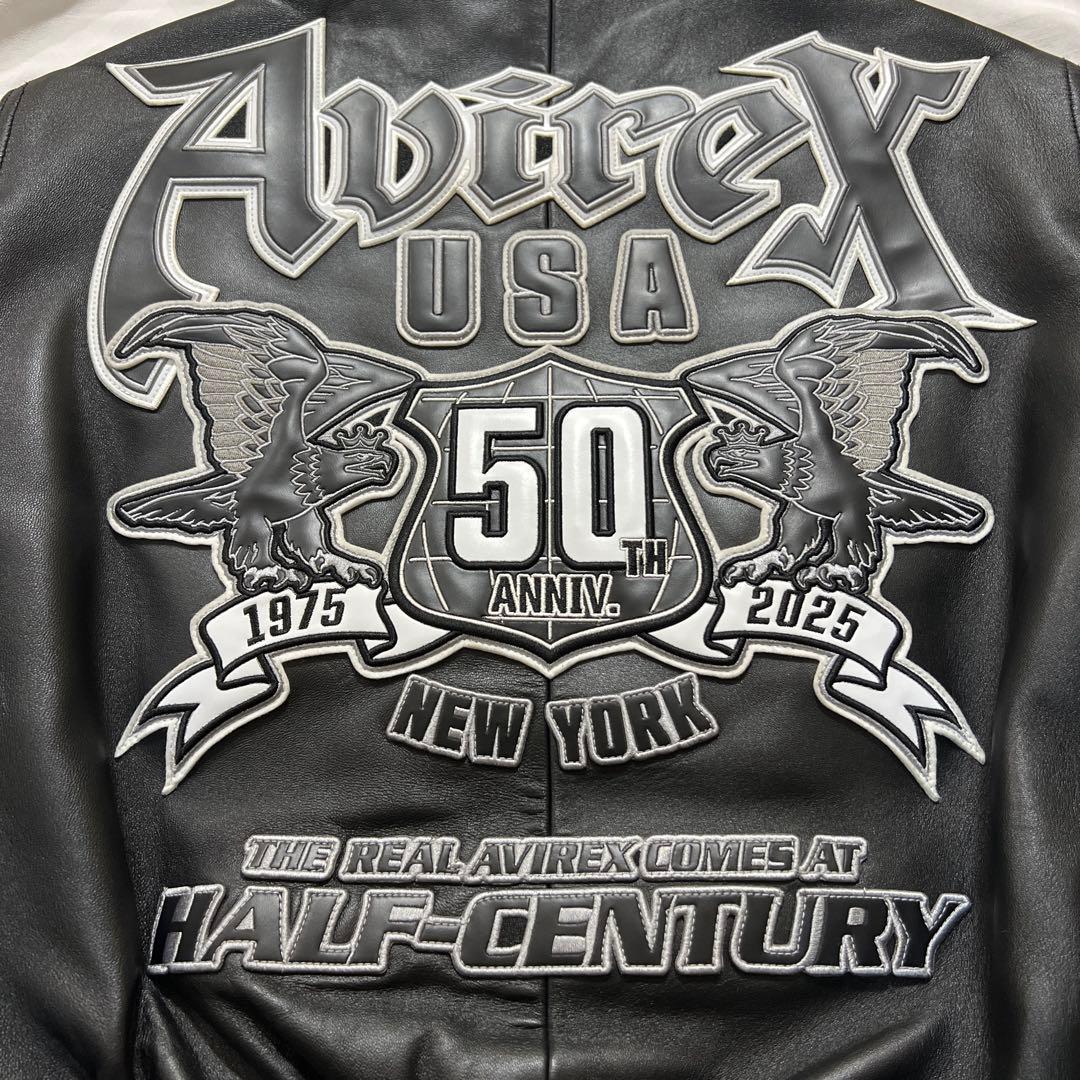 avirex バーシティレザージャケット
