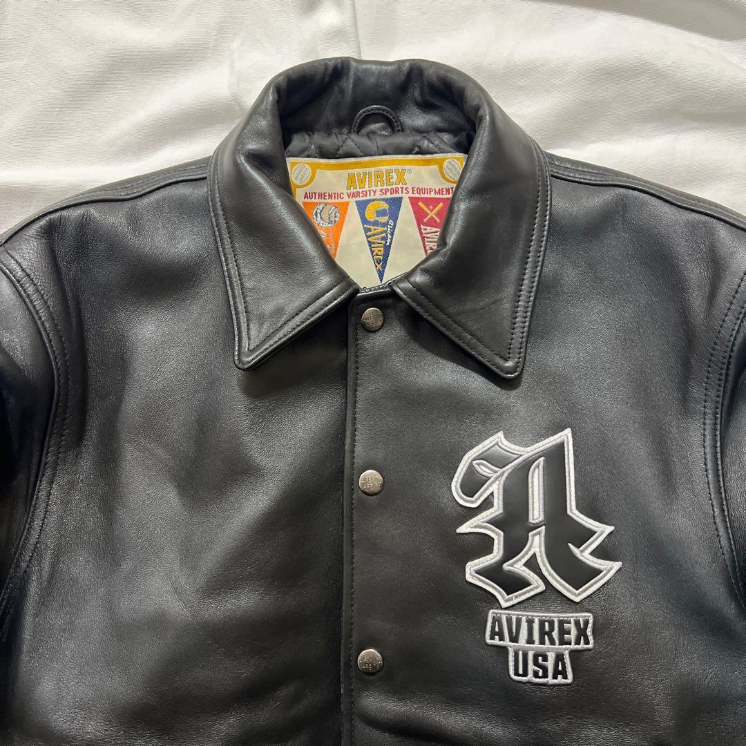 avirex バーシティレザージャケット