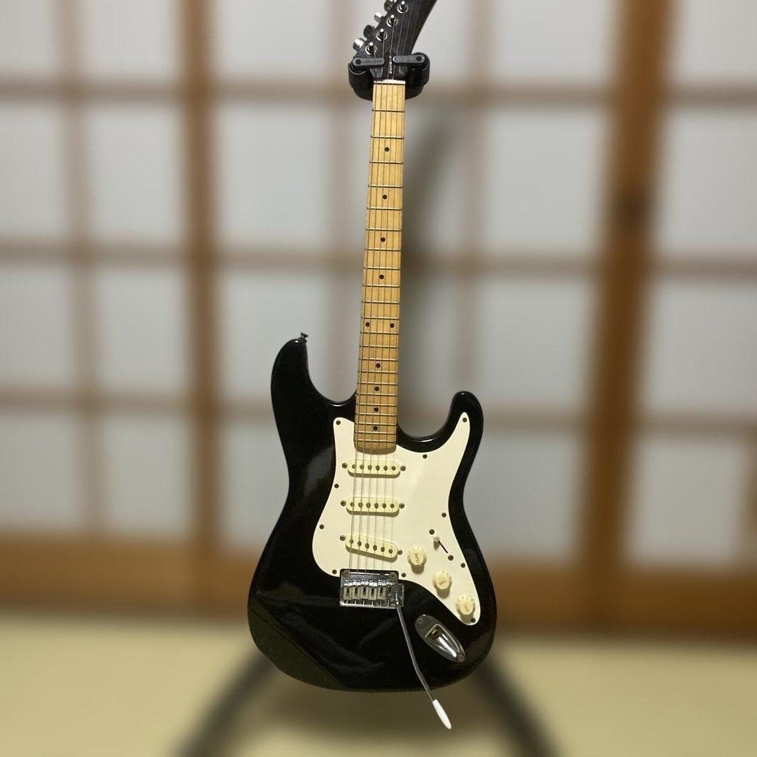 Epiphone ストラトタイプ ギター ブラック